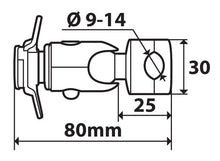 Carica l'immagine nel visualizzatore di Gallery, Opti Mirror, attacco per custodia smartphone con morsetto Ø 9-14 mm