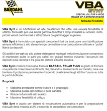 Carica l'immagine nel visualizzatore di Gallery, BARDAHL VBA SYNT - 202041 - Olio Miscela 2 Tempi VBA SYNT 100% Sintetico, 1 Litro