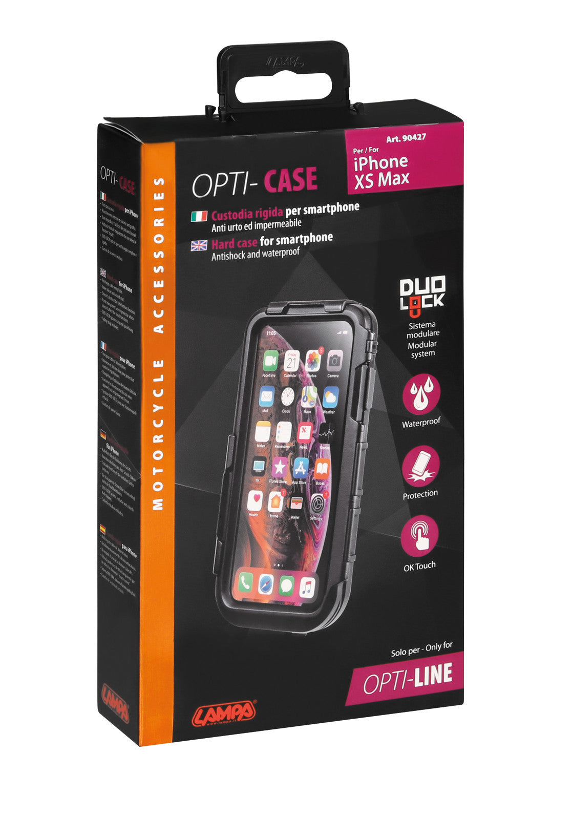 Opti Case, custodia rigida per smartphone - iPhone XS Max