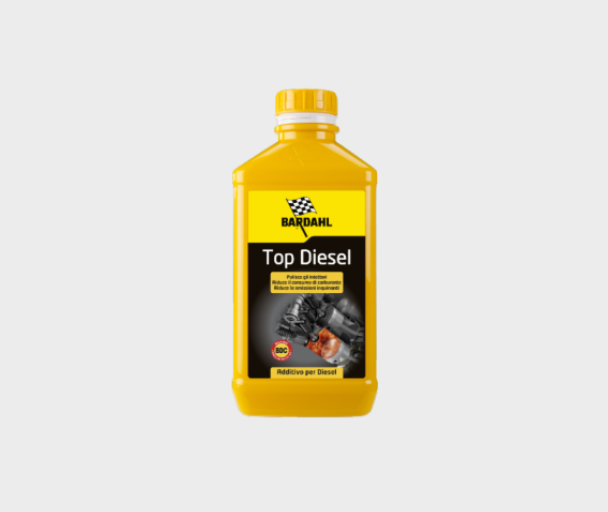 BARDAHL TOP DIESEL 1L -120040 - Top Diesel, Additivo Auto per Motori Diesel, 1 Litro, Pulitore Iniettori, Riduzione Fumo dello Scarico, Riduzione Consumo di Carburante